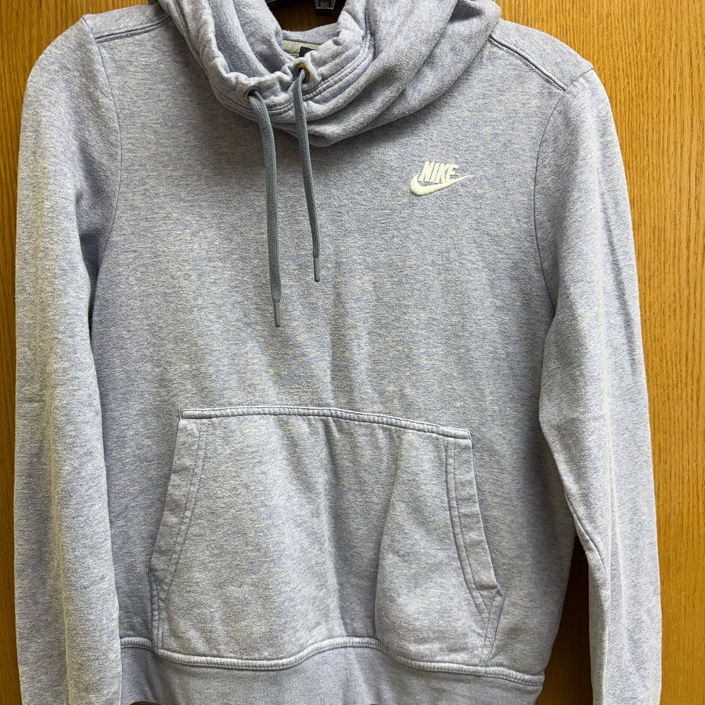 Nike Light Purple Pullover Hoodie with Logo - Picture 1 of 4